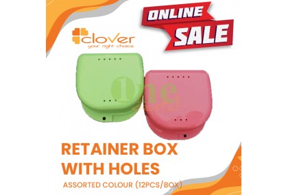 Retainer Box with holes, 12's/bx